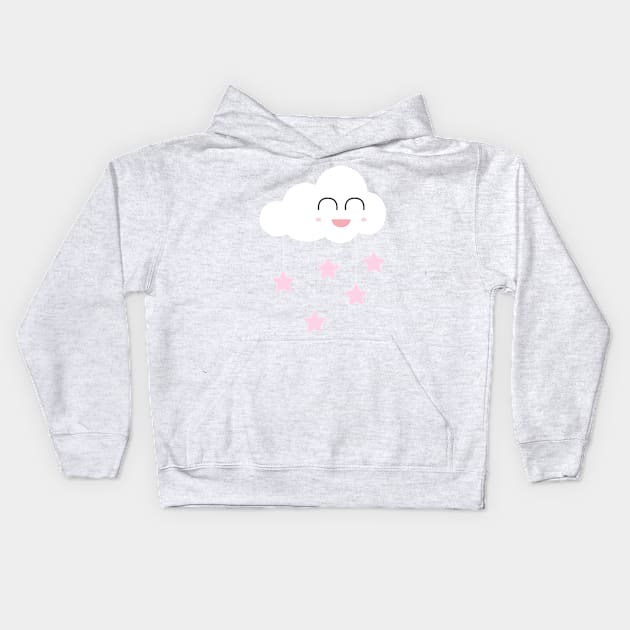 Girl Cloud Kids Hoodie by Peekaboomx